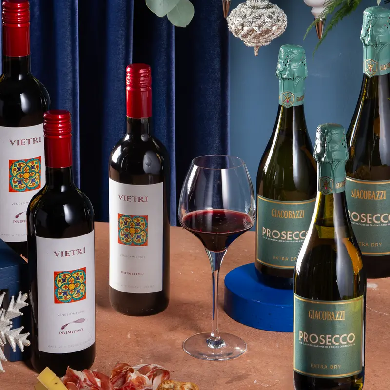 Italian Wine Variety Pack – 6 Bottles × 750Ml (Assorted Reds & Whites) 1