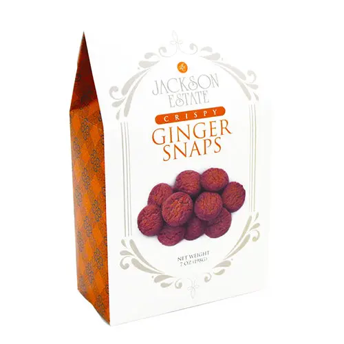 Jackson Estate Ginger Snaps – Spiced Oat Cookies With Real Ginger (198G) 1