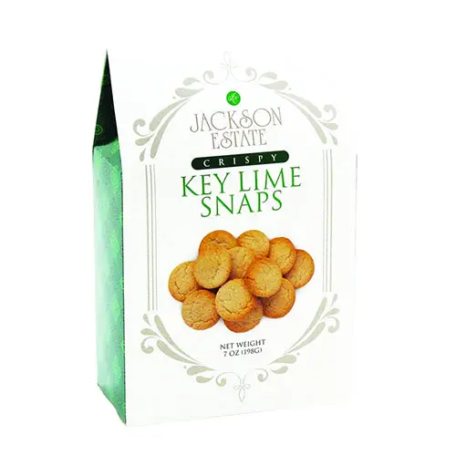 Jackson Estate Key Lime Snaps – 198G Zesty Shortbread Cookies 1