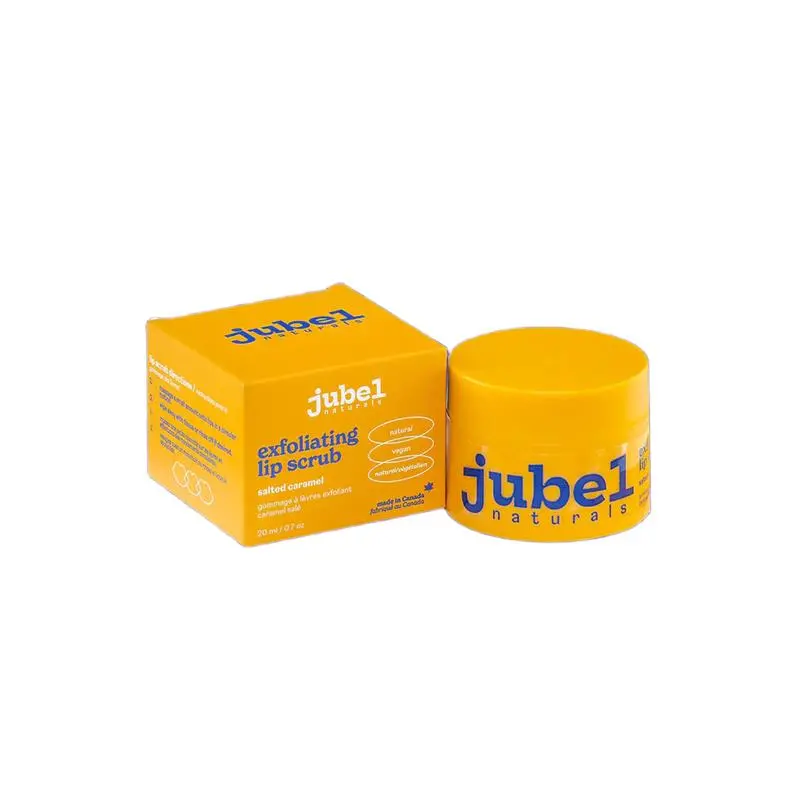 Jubel Naturals Salted Caramel Lip Scrub – Gentle Exfoliation, 20Ml 1