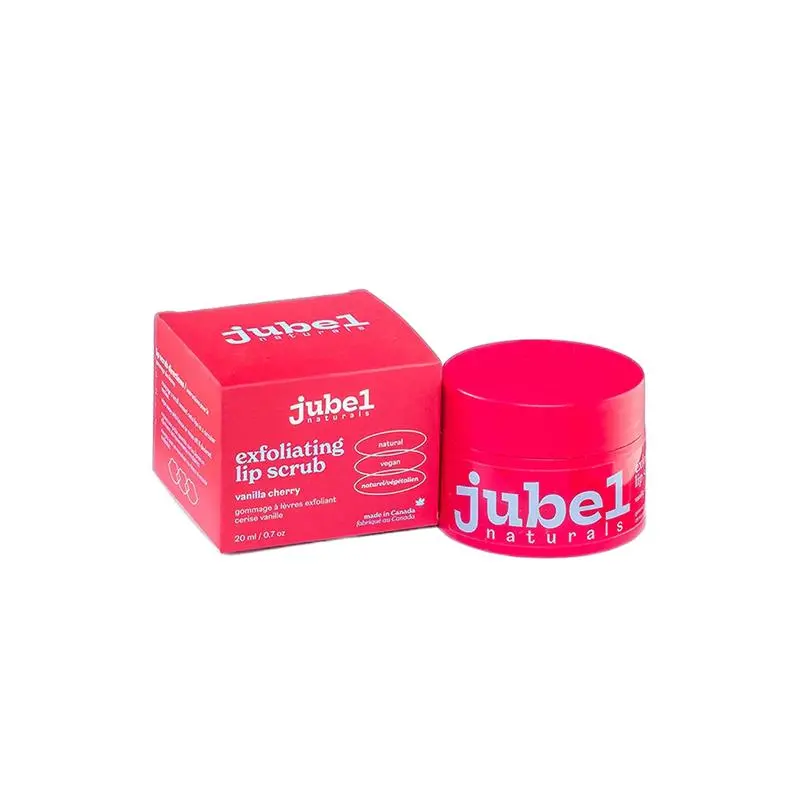 Jubel Naturals Vanilla Cherry Lip Scrub – Exfoliating & Hydrating, 20Ml 1