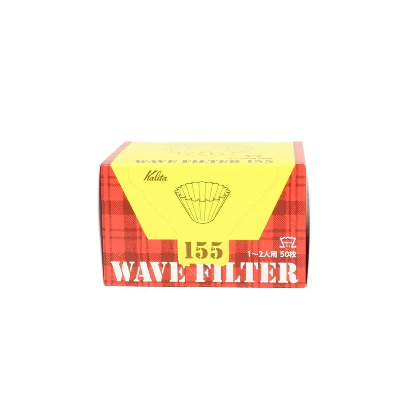 Kalita Wave #155 White Paper Coffee Filters – 50-Count Pack 1