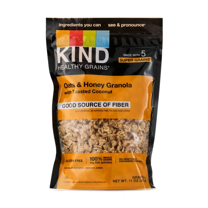 Kind Oats & Honey Clusters – Whole Grain Granola Snack (312G) 1