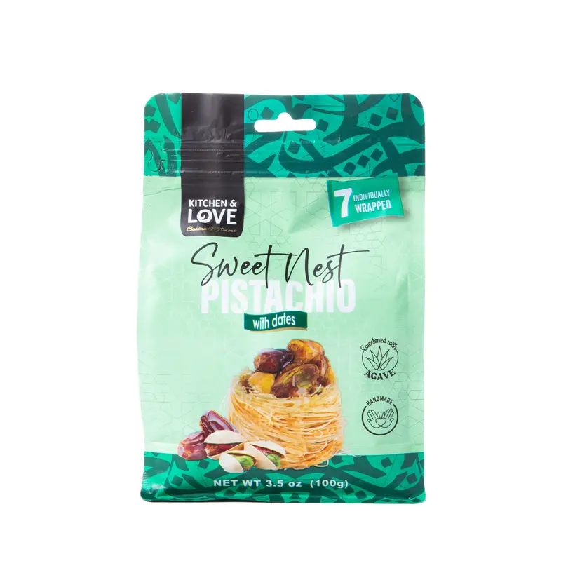 Kitchen And Love Pistachio-Stuffed Dates – Premium Sweet Snack, 100G 1