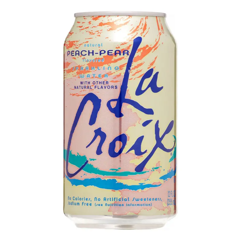 La Croix Peach-Pear Sparkling Water, Naturally Flavored, 355Ml Can 1