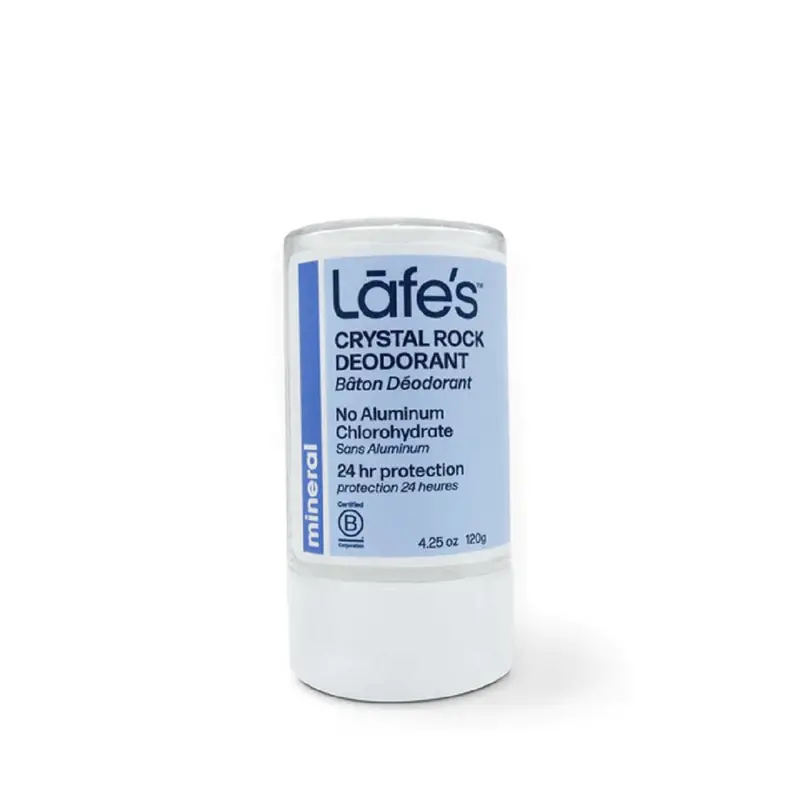 Lafe'S Natural Crystal Rock Deodorant Stick – Aluminum-Free (120G) 1
