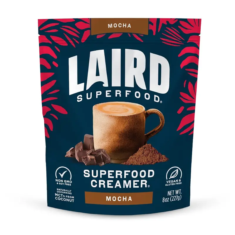 Laird Superfood Mocha Creamer – 227G Organic, Dairy-Free Coffee Booster 1