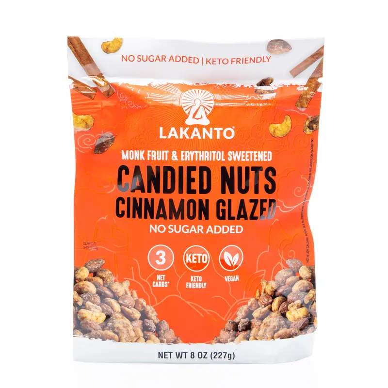 Lakanto Cinnamon Glazed Candied Nuts – 227G Low-Sugar Snack 1
