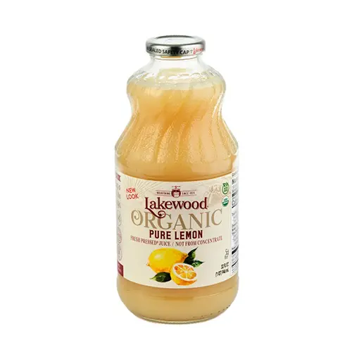 Lakewood Organic 100% Pure Lemon Juice – 946Ml Bottle 1