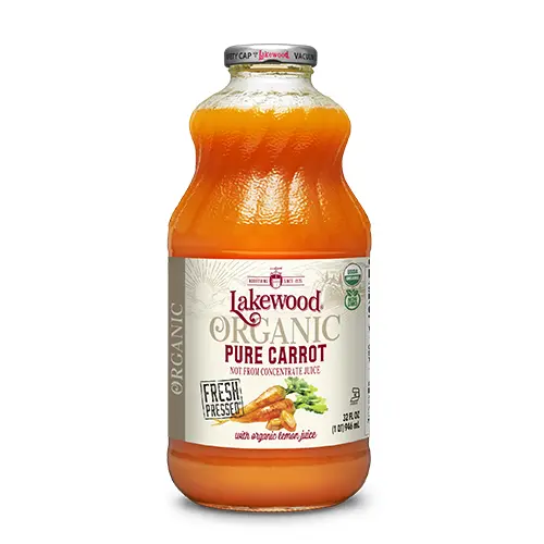 Lakewood Organic Pure Carrot Juice – Cold-Pressed, Non-Gmo, 946Ml 1