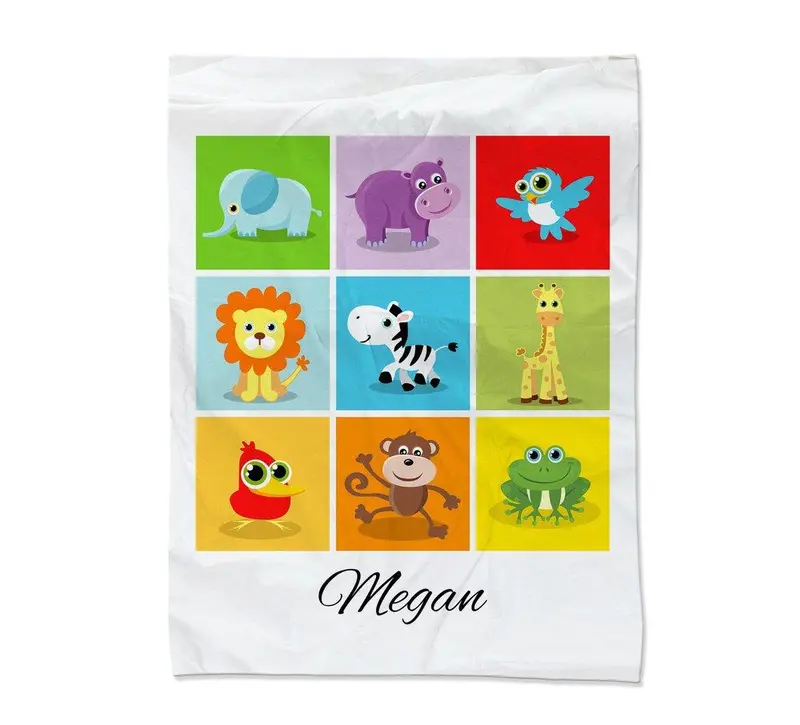 Large Baby Photo Collage Blanket – 54×72" 1