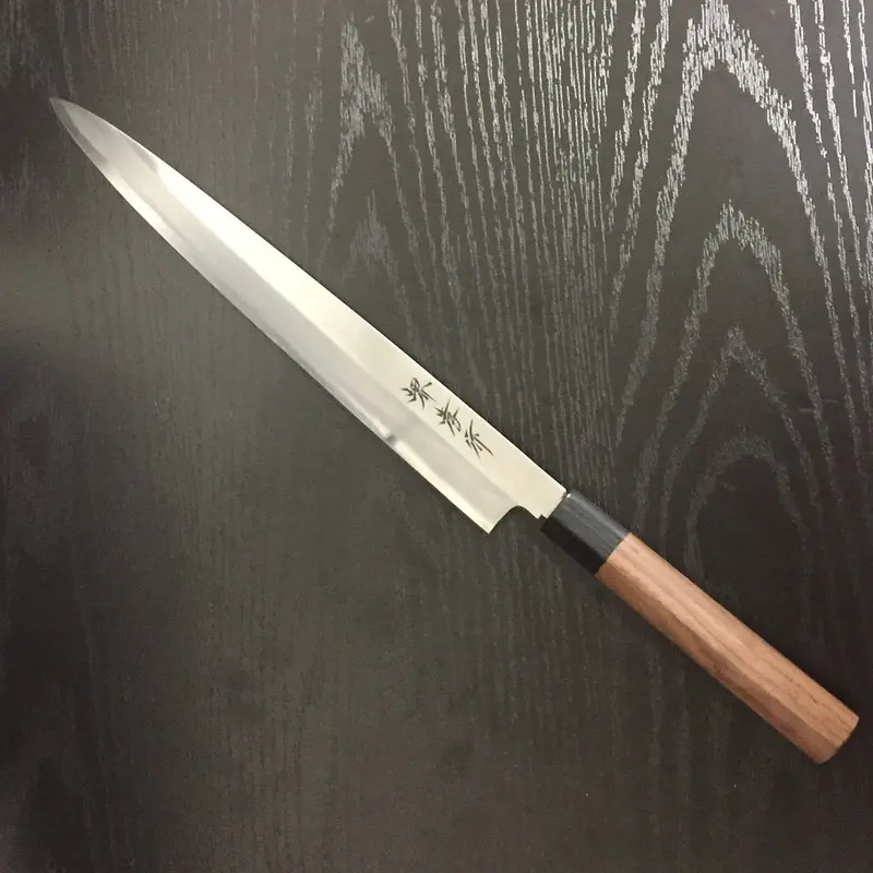Left-Handed Kasumi Yanagi Sashimi Knife – Sandalwood Handle Edition 1