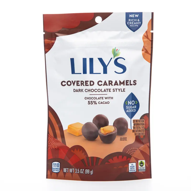 Lily'S Dark Chocolate Style Caramels – 99G Stevia-Sweetened Confection 1