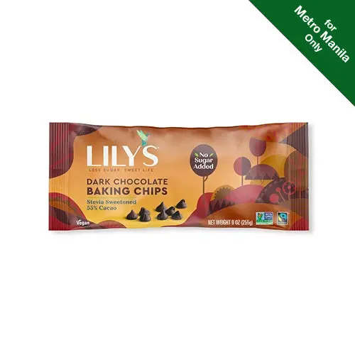 Lily’S Stevia-Sweetened Dark Chocolate Baking Chips – 255G 1