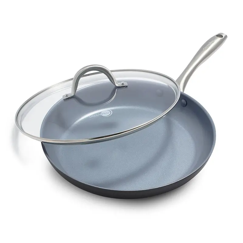 Lima 12-Inch Ceramic Nonstick Fry Pan With Lid 1