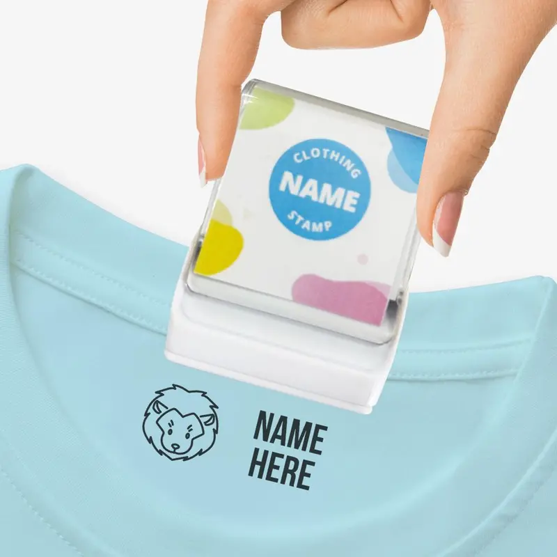 Lion Motif Fabric Stamp For Kids' Clothing 1