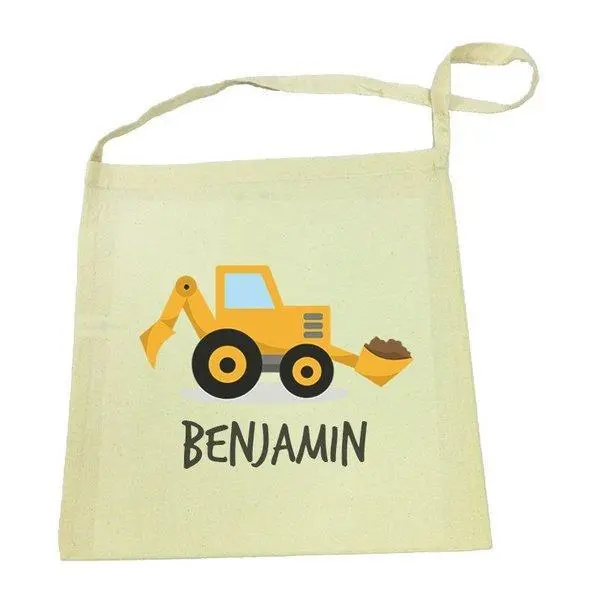 Little Digger Calico Tote Bag – Reusable & Eco-Conscious 1