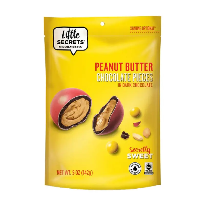 Little Secrets Peanut Butter Dark Chocolate Bars – 142G Fair Trade Treat 1