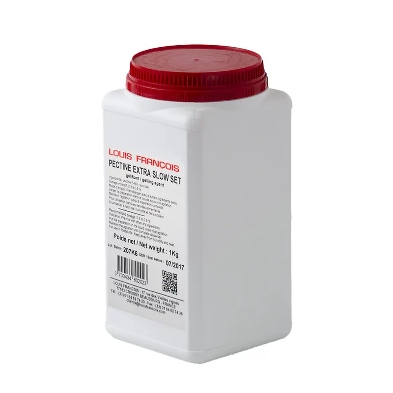 Louis Francois Extra Slow-Set Pectin – Delayed-Gel Pectin For Layered Desserts And Reversible Gels, 1 Kg 1