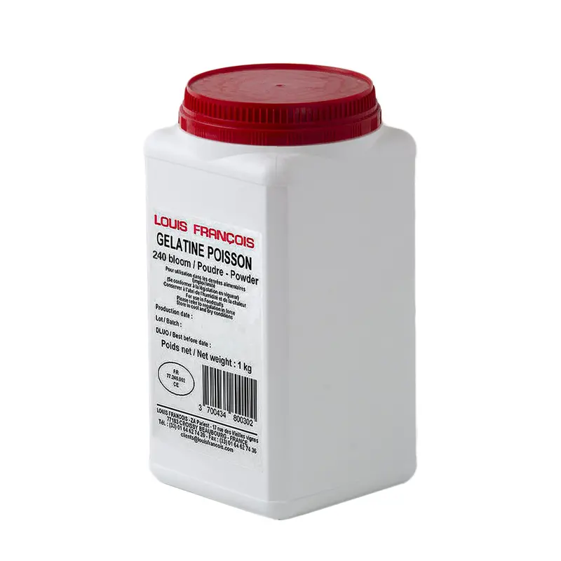 Louis Francois Fish Gelatin Powder – Kosher-Certified, 240 Bloom Marine Gelatin For Clear Gels, 1 Kg 1