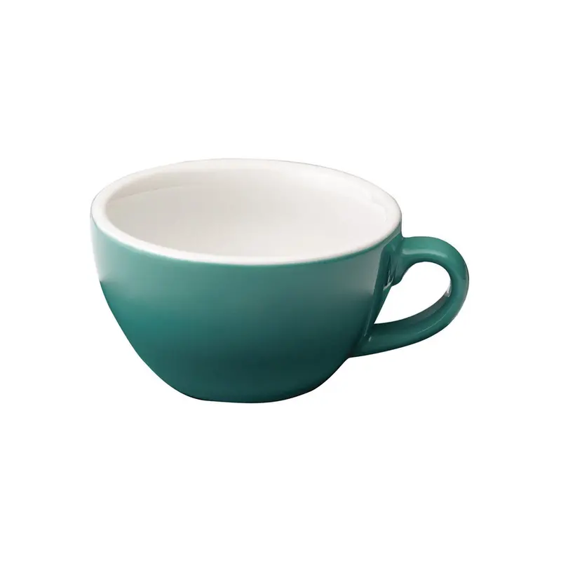 Loveramics Egg-Shape Flat White Cup In Coastal Teal – 150Ml 1