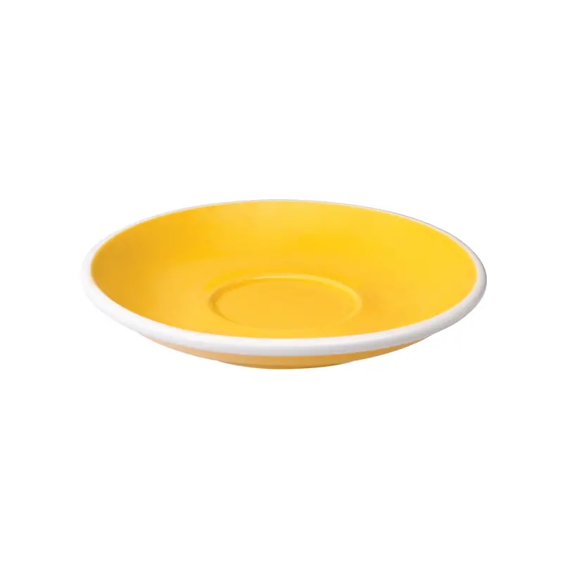 Loveramics Egg-Shaped Cappuccino Saucer – Yellow, 14.5Cm 1