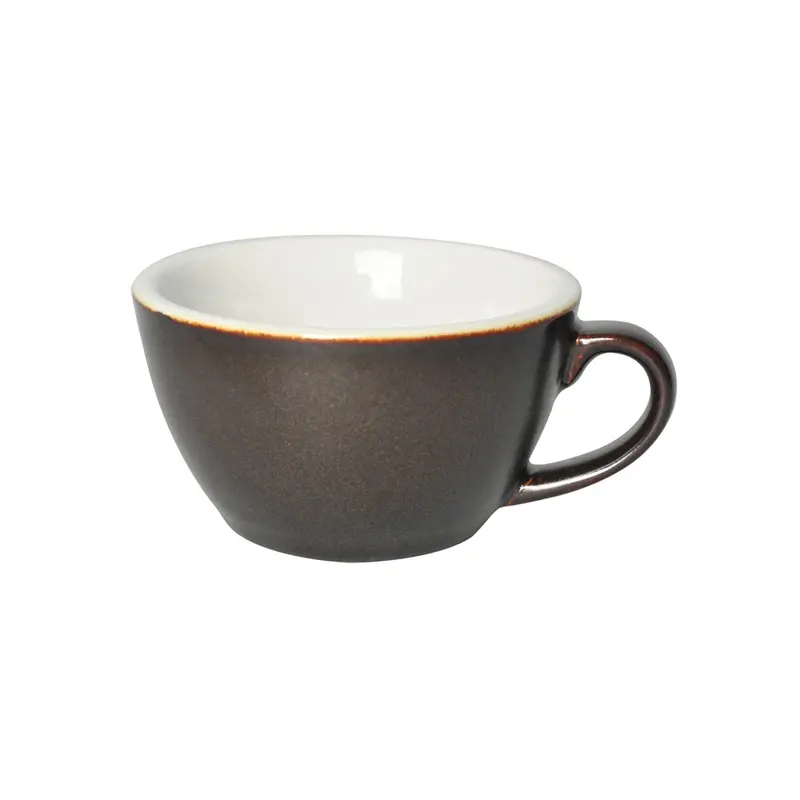 Loveramics Egg-Shaped Flat White Cup In Gunpowder – 150 Ml 1