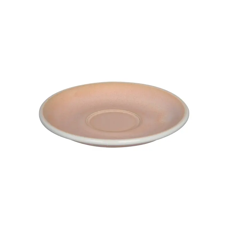 Loveramics Reactive Glaze Flat White Cappuccino Saucer – Rose, 14.5 Cm 1