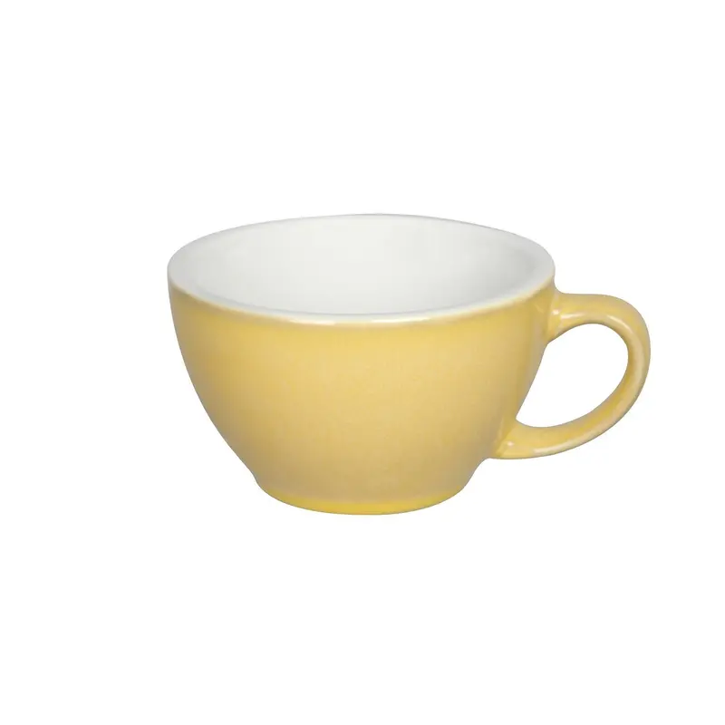 Loveramics Reactive Glaze Latte Cup – Buttercup Cream (300Ml) 1