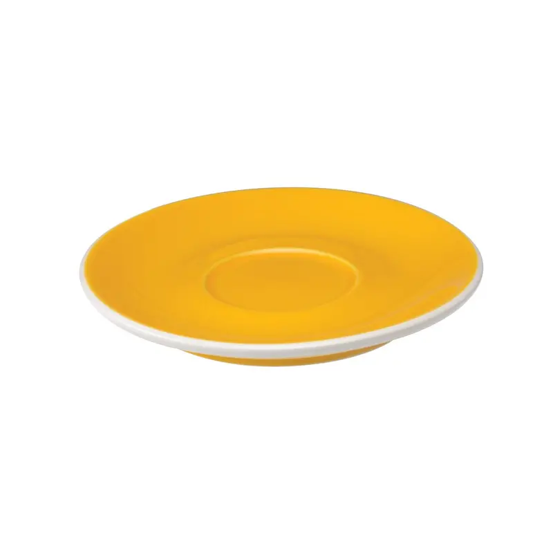 Loveramics Tulip-Form Latte Saucer In Sunny Yellow – 15Cm Stoneware Pairing Piece 1