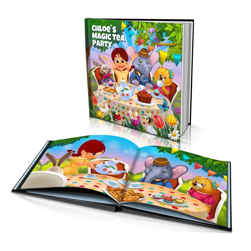 Magic Tea Party Hardcover Storybook For Kids – Oversized Illustrated Picture Book 1