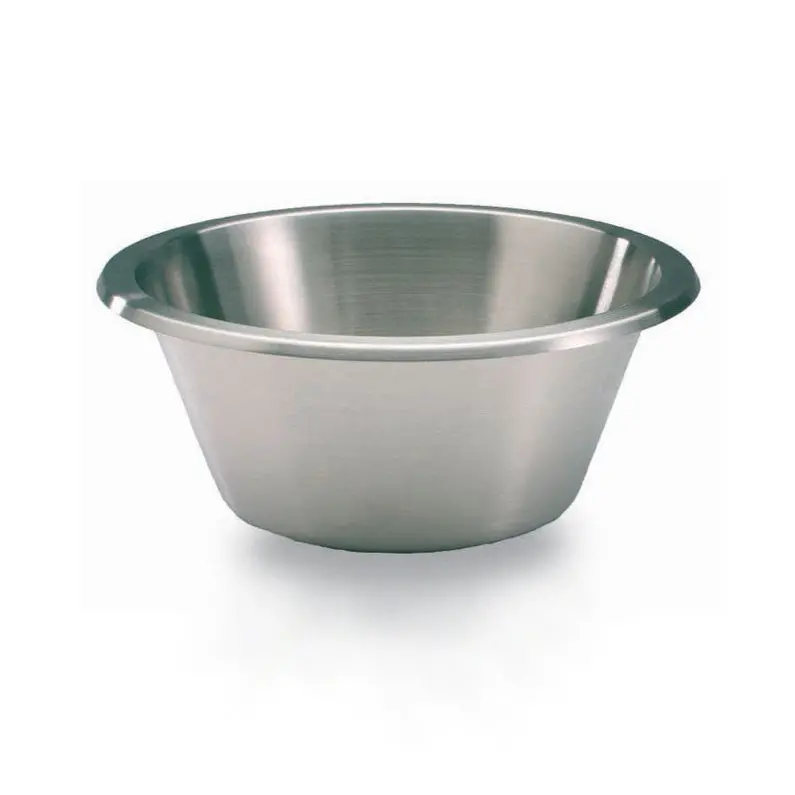 Matfer Bourgeat 11.75-Inch Stainless Steel Mixing Bowl – 6.5L Flat-Bottom 1