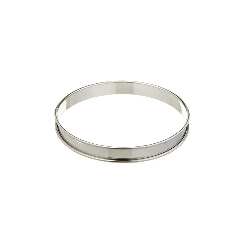 Matfer Bourgeat 7.125-Inch Rolled-Edge Tart Ring – Premium Stainless Steel 1