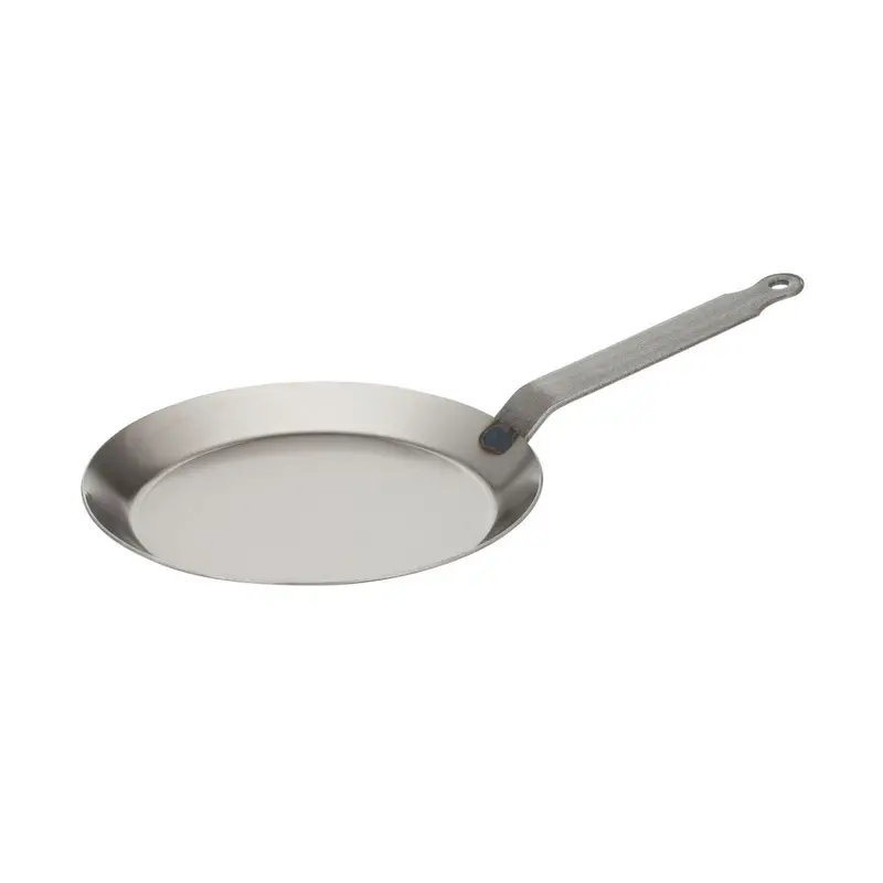 Matfer Bourgeat Carbon Steel Crêpe Pan – 22 Cm (8.5 In), Black Seasoned Finish 1