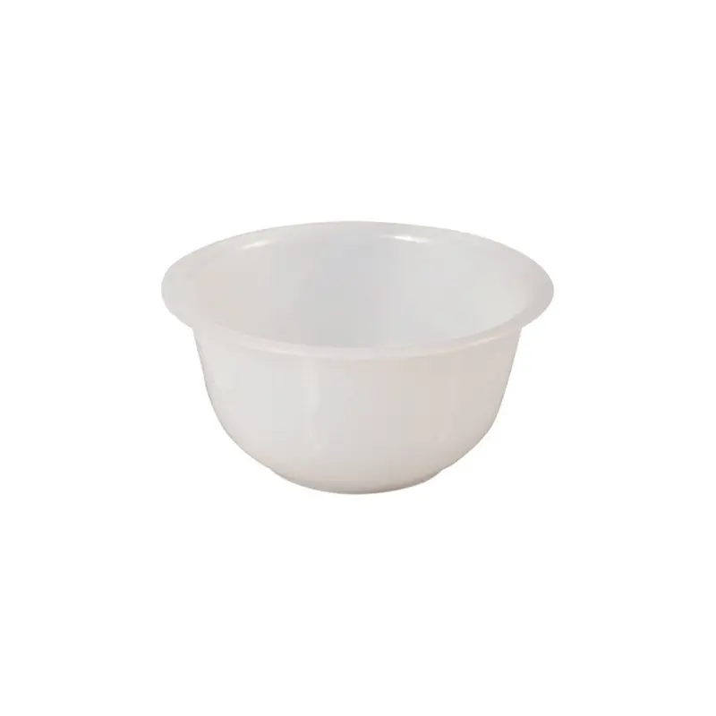 Matfer Bourgeat Polypropylene Hemispherical Mixing Bowl — 9.5" (2.5L, Flat Base) 1