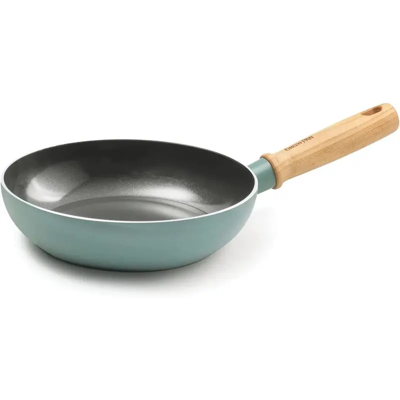 Mayflower Deep Frying Pan In Smokey Sky Blue – 28 Cm Heavy-Bottomed Skillet 1