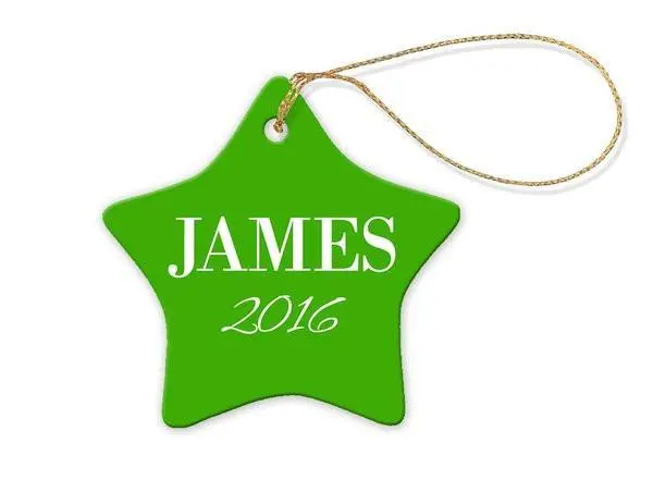 Minimalist Star-Shaped Holiday Ornament 1