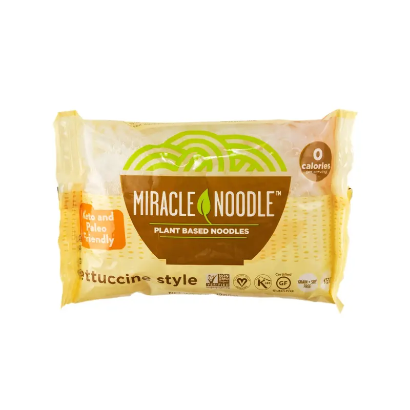 Miracle Noodle Shirataki Fettuccine – 200 G Low-Calorie Pasta Alternative 1
