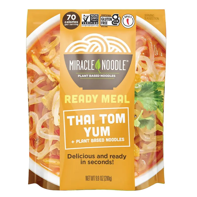 Miracle Noodle Thai Tom Yum Shirataki Noodles – Spicy & Aromatic, 280G 1