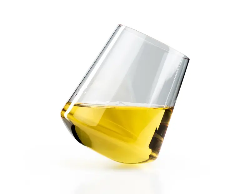 Modern Stemless White Wine Tumbler – Single 1
