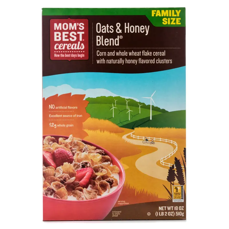 Mom’S Best Oats & Honey Cereal – Wholesome Whole Grain Blend, 510G 1