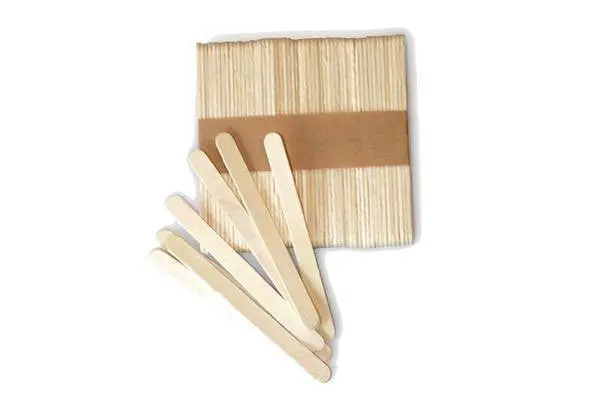Natural Wooden Ice Cream Sticks 1