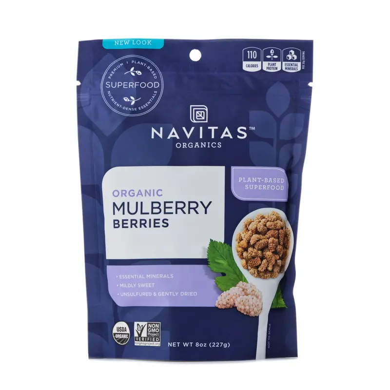 Navitas Naturals Organic Dried Mulberries – Antioxidant-Rich, 227 G 1