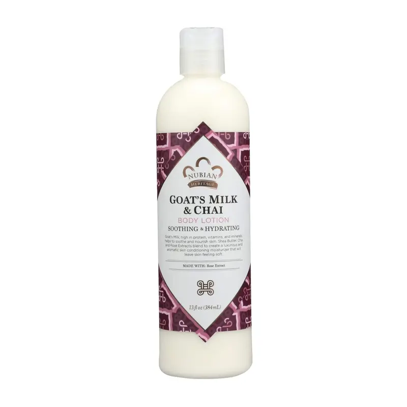 Nubian Heritage Goat’S Milk & Chai Hydrating Body Lotion – 384 Ml 1