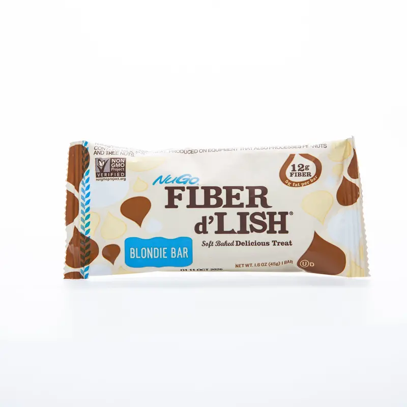 Nugo Fiber Blondie Bar – 45 G High-Fiber, Low-Sugar Energy Bar 1