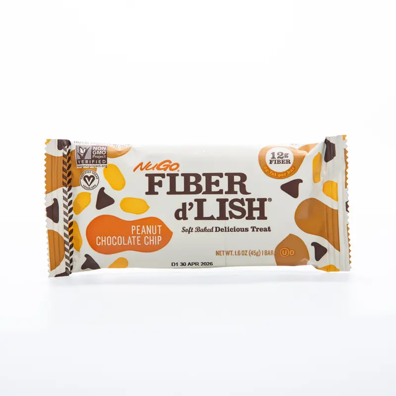 Nugo Fiber Peanut Chocolate Chip Protein Bar (45G) 1