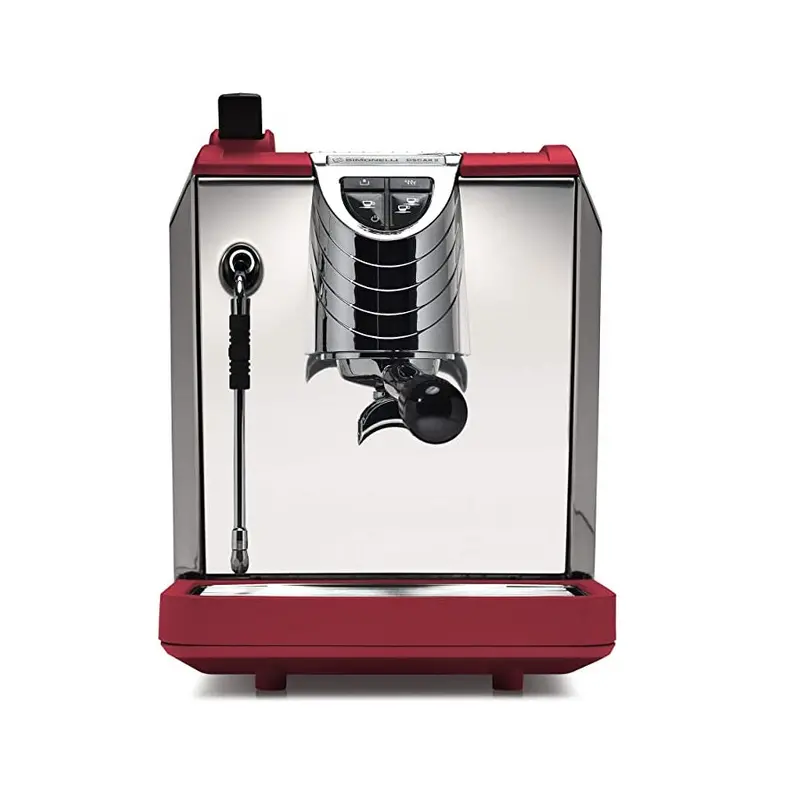 Nuova Simonelli Oscar Ii Espresso Machine In Red 1