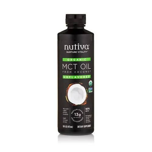 Nutiva Organic Mct Oil – Medium-Chain Triglyceride Cooking & Supplement Oil (473Ml) 1