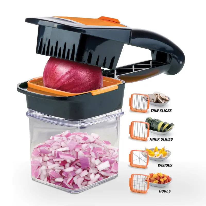 Nutrichopper Compact Vegetable Slicer – Quick, Safe & Easy Food Prep 1