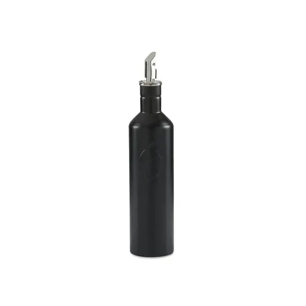 Oliera Compact Matte Black Oil Bottle – 250 Ml Refillable Dispenser 1